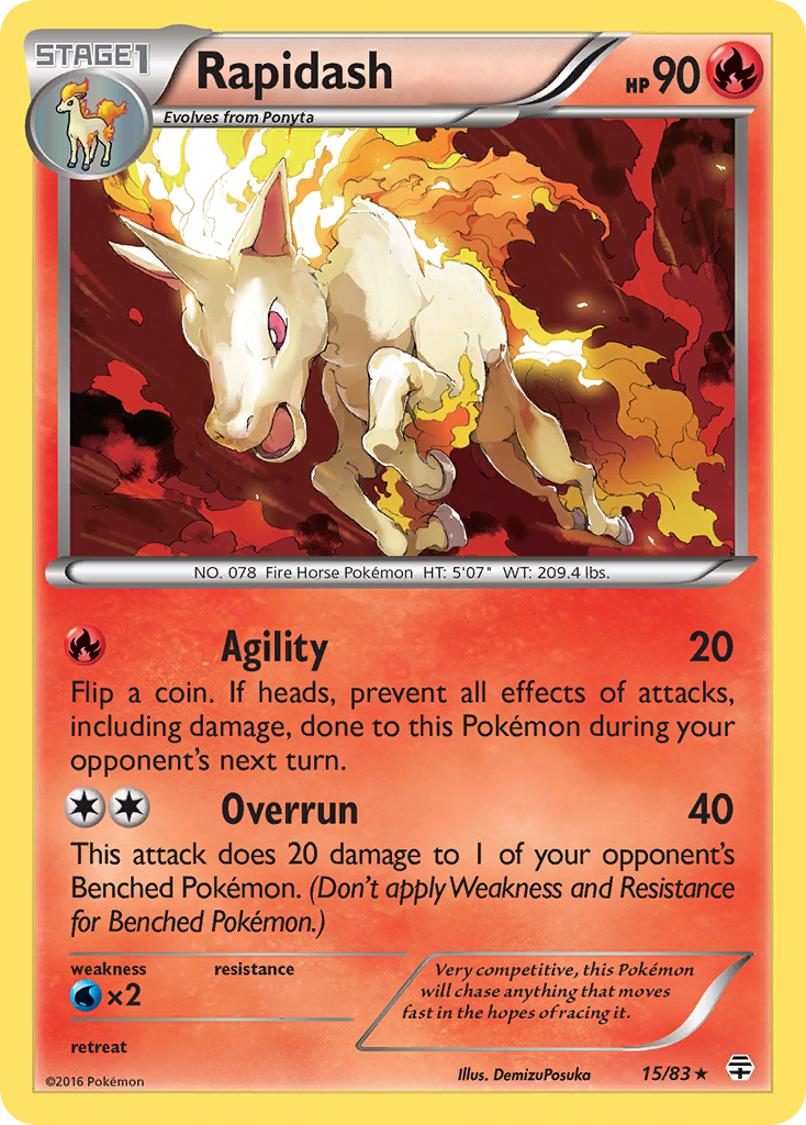 Generations Rapidash #15/83